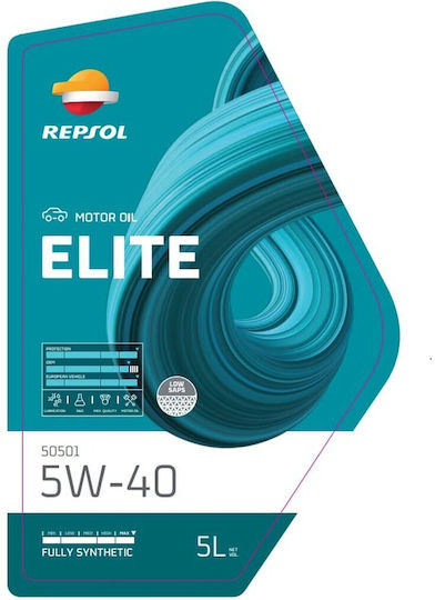 Repsol Elite Συνθετικό Λάδι Αυτοκινήτου 5W-40 5lt