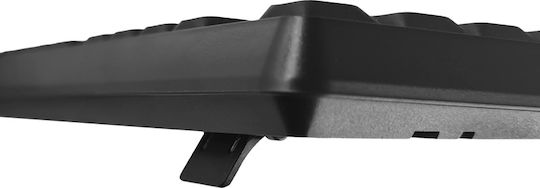 Powertech PT-1167 Безжично Комплект клавиатура и мишка Гръцка Черен