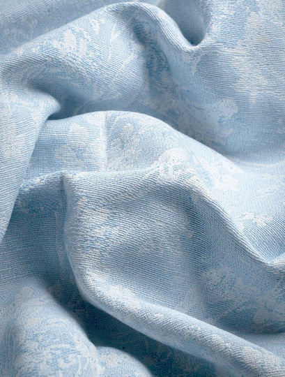Madi Fern Armchair Throw 170x180cm Light Blue