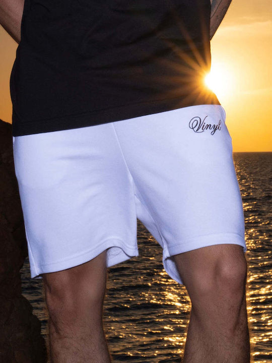 Vinyl Art Clothing Men's Shorts White