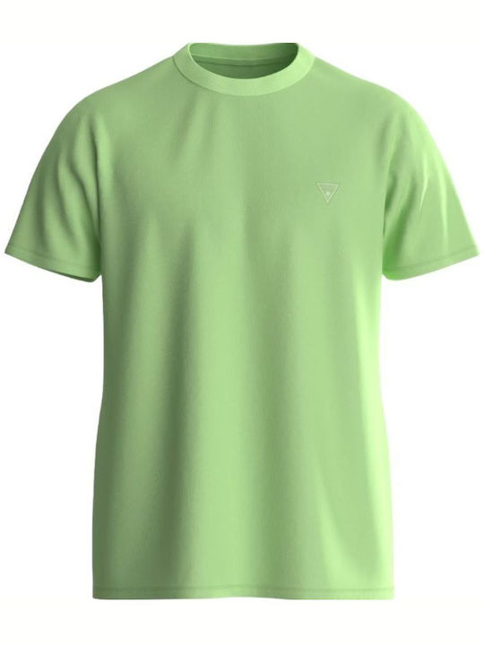 Guess T-shirt Bărbătesc cu Mânecă Scurtă Verde