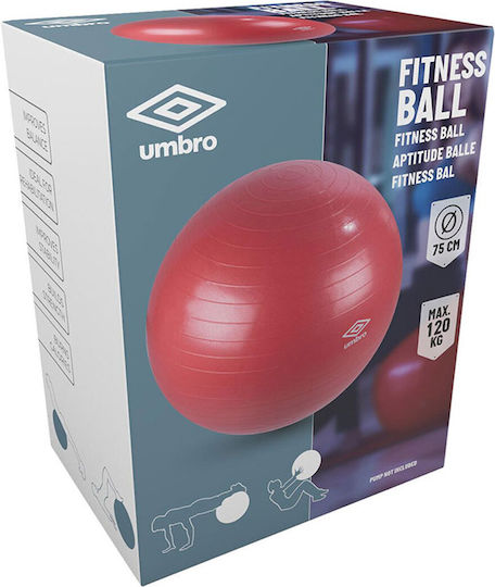 Umbro Yoga Ball Pilates 75cm in Red Color