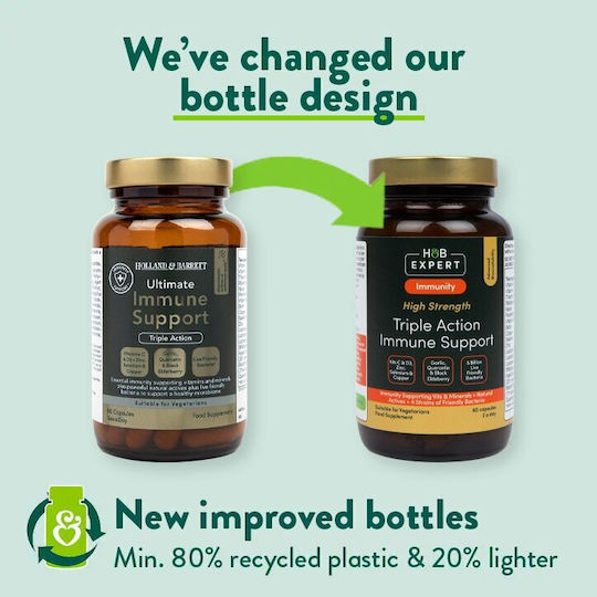 Holland & Barrett Triple Action Immune Support 60 Κάψουλες
