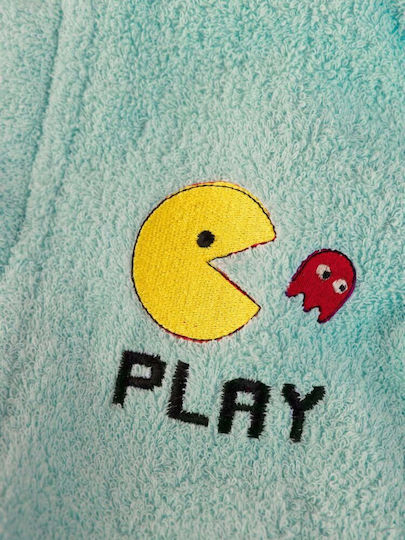 Palamaiki Kids Hooded Bathrobe Aqua