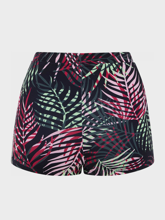 Protest Prtbetsy Hipster Surf High Waist Aop Σετ Γυναικειο Μαγιο Μαυρο Ροζ