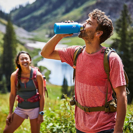 Hydro Flask Wide Mouth Sticlă Termos Oțel inoxidabil Fără BPA 1lt White