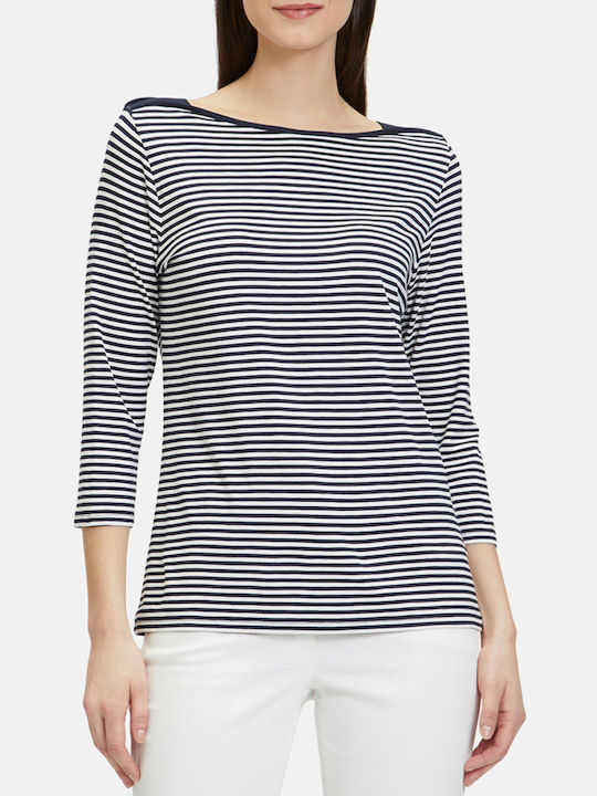 Betty Barclay Women's T-shirt Striped NavyBlue