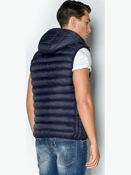 Ärmellos Jacke Puffer Blue