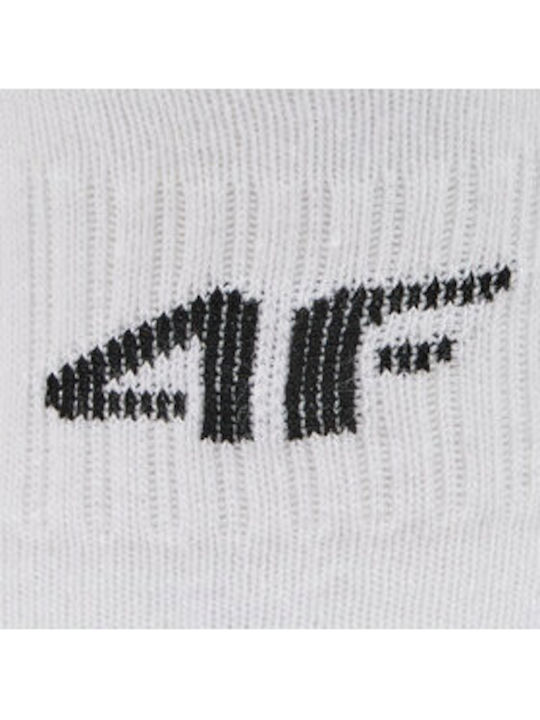 4F Kids' Ankle Socks White