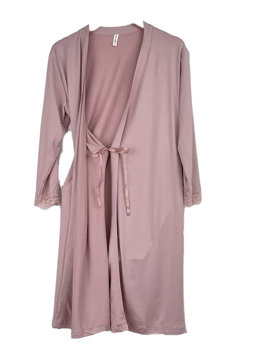 Notte Stella Robe Maternity Pink