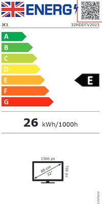 TV 32" HD Ready LED JCL 32HDDTV2023 (2023)