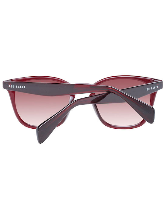 Ted Baker Women's Sunglasses with Burgundy Plastic Frame and Burgundy Gradient Lens TB1683 249