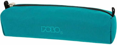 Polo Wallet Cord Pencil Case Barrel with 1 Compartment Blue