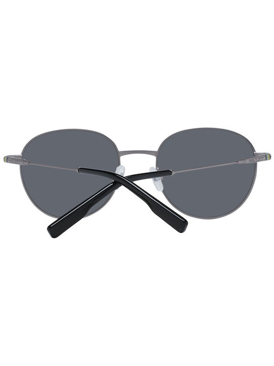 Hackett Sunglasses with Gray Metal Frame and Gray Lens HSK1151-941