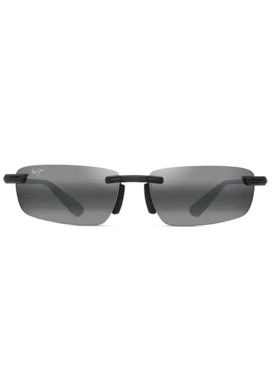 Maui Jim Sonnenbrillen mit Schwarz Rahmen und Schwarz Polarisiert Linse 630-02A