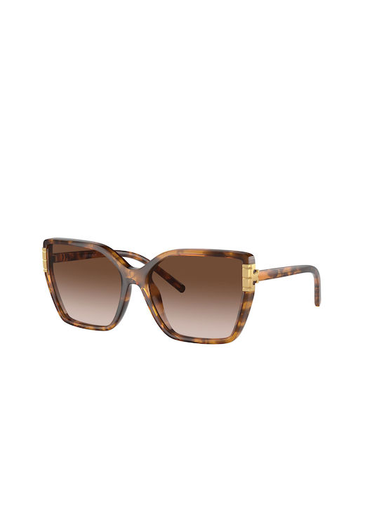 Tory Burch Women's Sunglasses with Brown Tartaruga Plastic Frame and Brown Gradient Lens TY9076U-199213