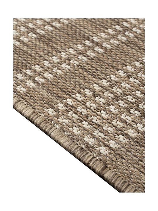 Madi Rug Rectangular Brown