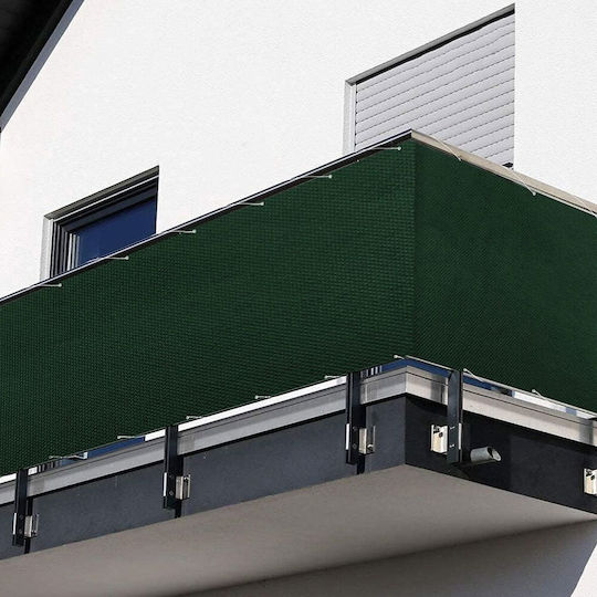 Grasher Rectangular Shade Divider Green With Hoop 1.2x6m 160gr/m²
