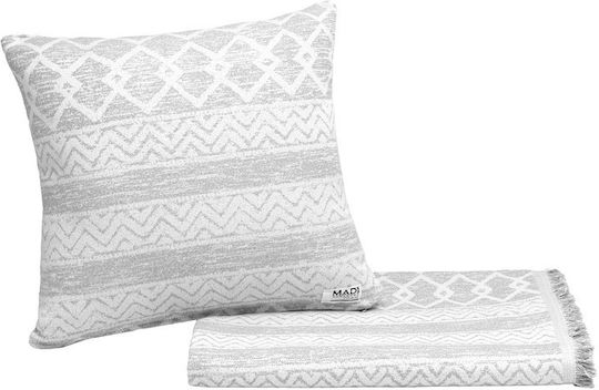 Madi Μαξιλάρι Eclectic Grey 45x45εκ. Madi Μαξιλάρι Eclectic Grey 45x45εκ.