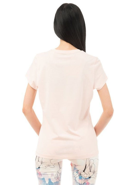 Be:Nation Women's T-shirt with V Neckline L.pink
