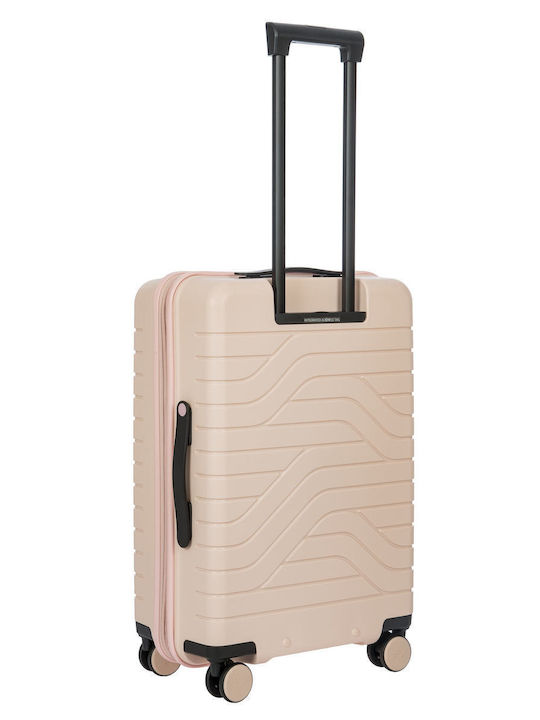 Bric's Milano Mittlerer Hartreisekoffer Pearl Rosa mit 4 Rädern Höhe 65cm