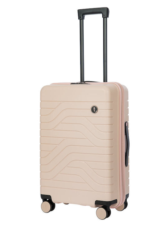 Bric's Milano Mittlerer Hartreisekoffer Pearl Rosa mit 4 Rädern Höhe 65cm