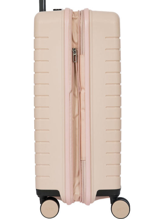 Bric's Milano Mittlerer Hartreisekoffer Pearl Rosa mit 4 Rädern Höhe 65cm