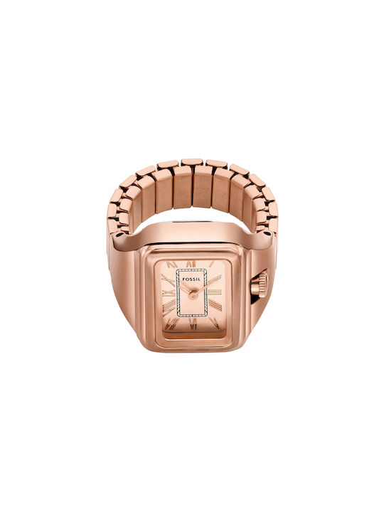 Fossil Uhr mit Rose Gold Metallarmband