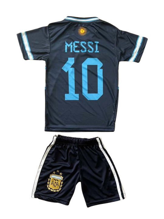 Παιδικό Σετ Ποδοσφαίρου Messi Αργεντινή Limited Edition Balón De Oro Μπλε Unisex Fj76