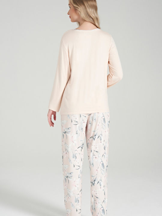 Women's Pajama Pijadore Mae Viscose Somon