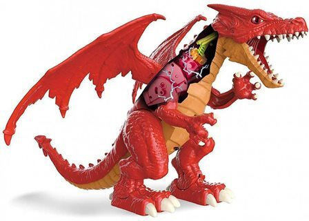 Zuru Robo Alive Joc Electronic Robotic Pentru Vârsta 3+ Ani Dragon Care Scoate Foc și Răcnește