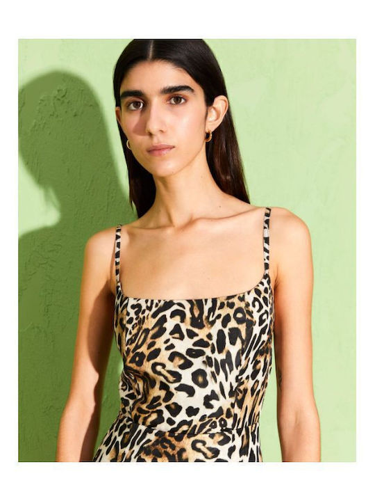 Beatrice Bleistiftkleid Bedruckte Duchesse 24fe6245 99 Animal Print