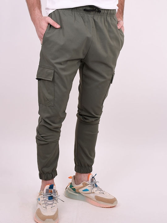 Trousers Cargo in Slim Fit Khaki