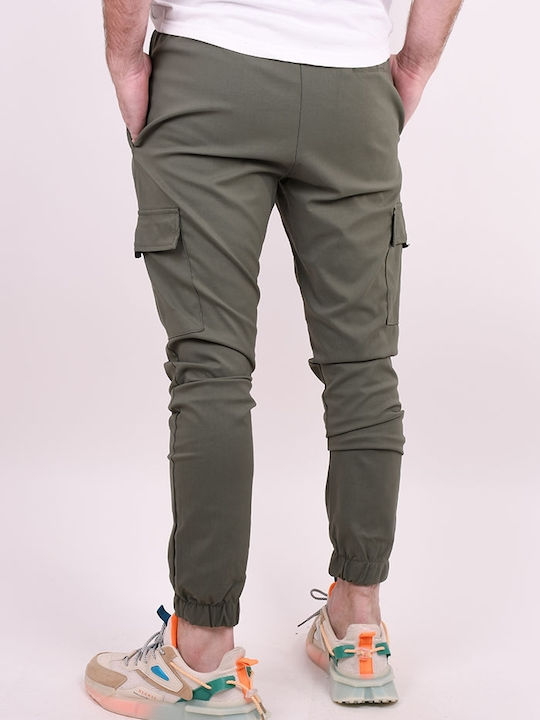 Trousers Cargo in Slim Fit Khaki