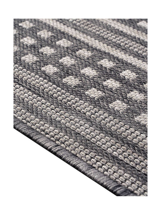 Madi Race Rug Rectangular Grey