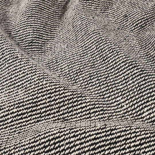 Das Home 1208 Pique Double Blanket 220x240cm Ecru Black