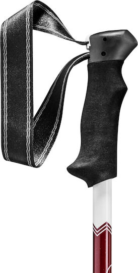 Leki Lite Telescopice Baston de trekking din aluminiu 1 buc Negru