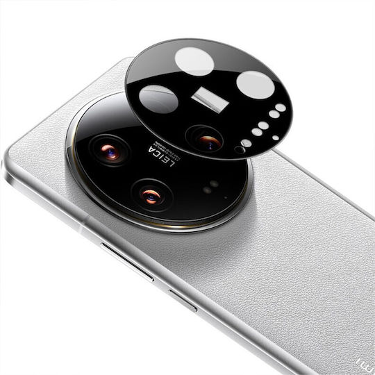 Camera Protection Tempered Glass Black for the Xiaomi 14 Ultra 5G