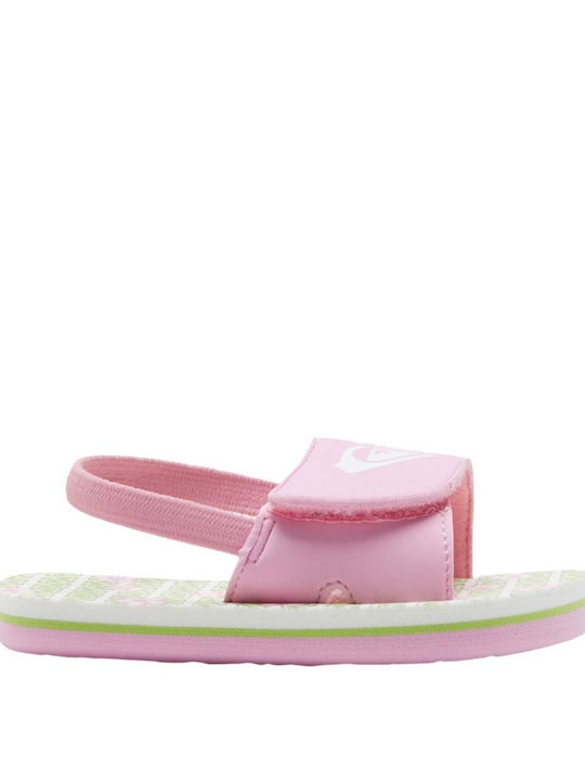 Roxy Finn Toddlers Sandals Green Pink