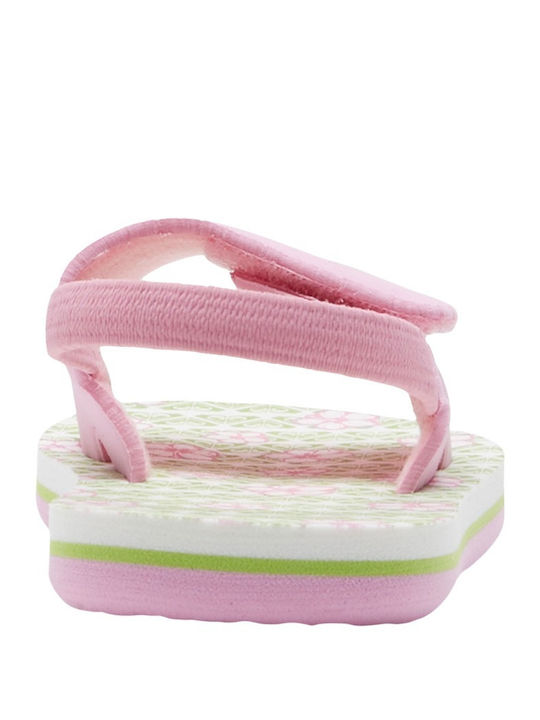 Roxy Finn Toddlers Sandals Green Pink
