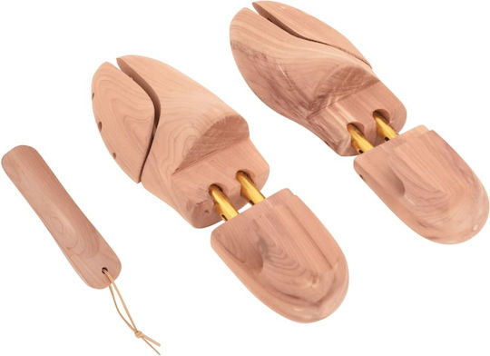 Vidaxl Schuhspanner Größe EU 38-39 Massives Zedernholz