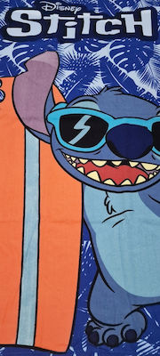 Disney Stitch Prosoape de plajă pentru copii Albastru 140x70cm