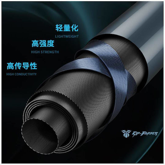 Ecooda Καλάμι Ψαρέματος για Spinning 2.7m 10-60gr