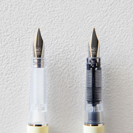 MD Fountain Pen Medium Black Steel With Black Ink