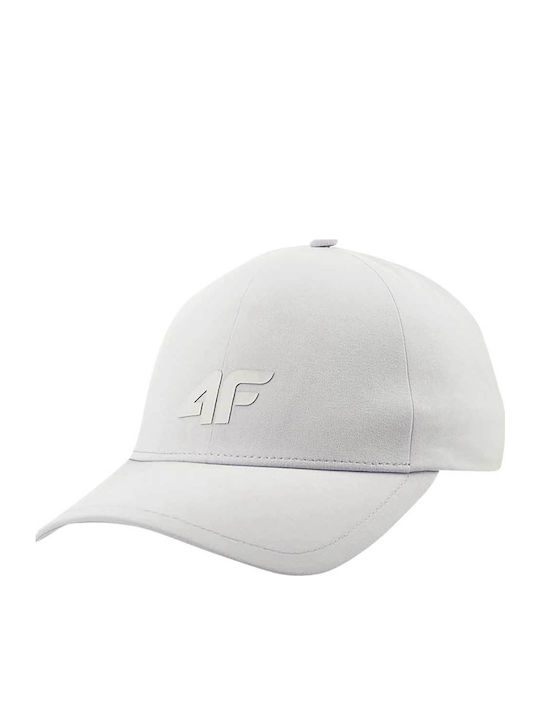 4F Kids' Jockey Fabric Hat White