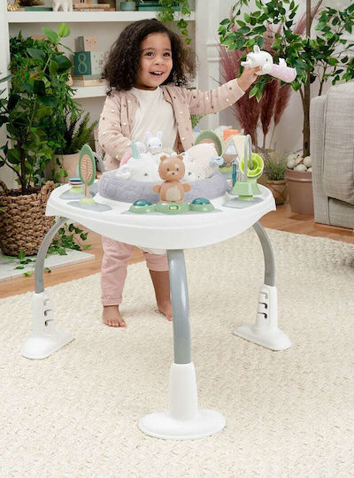 Ingenuity Бебешки Джъмпер Spring & Sprout 2-в-1 Джъмпер със Светлина и Звуци за 6+ Месеца