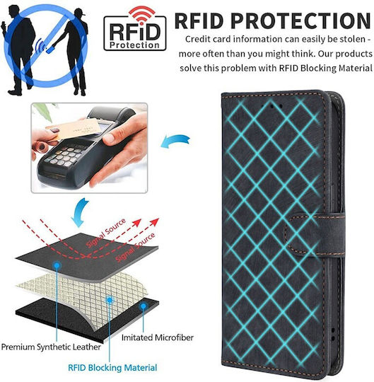Brush Magnetic Wallet Blue (TCL 505)