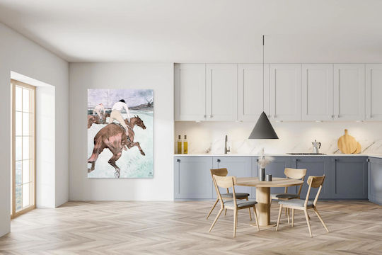 Jockey Πίνακας σε Καμβά 50x40cm