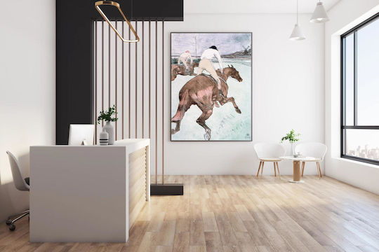 Jockey Πίνακας σε Καμβά 50x40cm