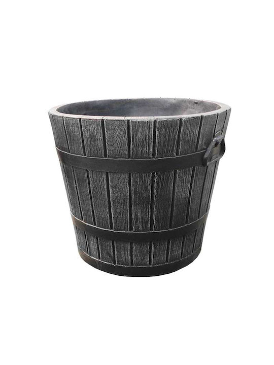 Viosarp Ghiveci Plastic Gri 33x33εκ.